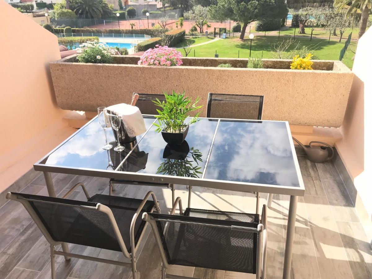 Appartement 2 Pieces, Renove, 2 Piscines+Tennis, Mer, Climatisation Antibes Kültér fotó